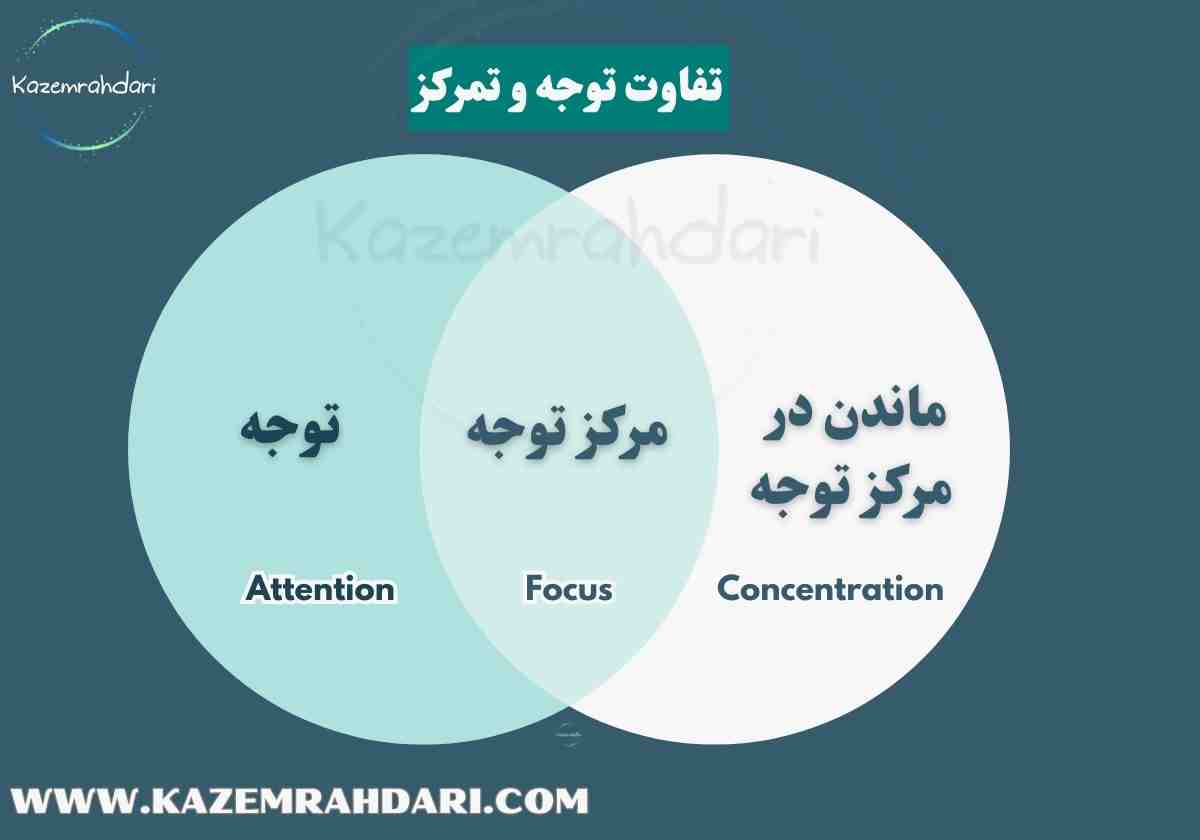 انواع توجه